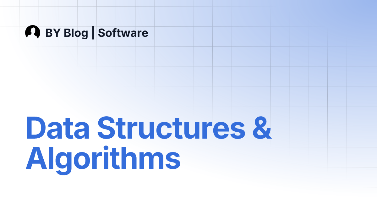 Data structures algorithms by blog software